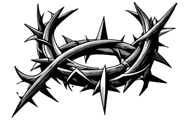 Compass Knots Crown Of Thorns