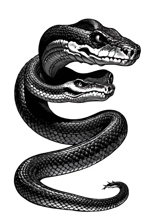 Rattle Snake With Head Cut Off