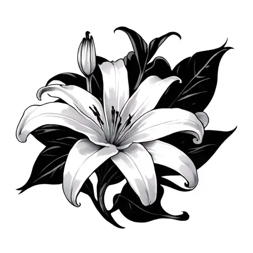 White Lillies And Semicolon