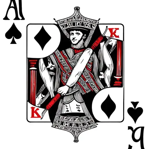 Little Drummer Boy And Kings Playing Cards