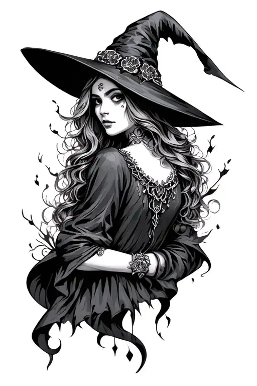 Witchy Style Tattoo Inspired