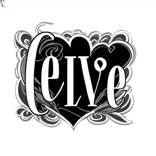 Celine Name Written With Love Theme