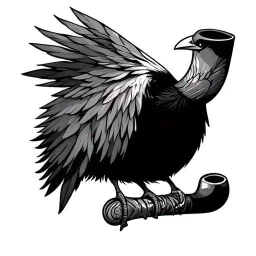 Thunder Bird And Peace Pipe