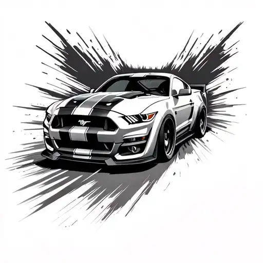 Ford Mustang Gt500 2020 Racing Fast Speed