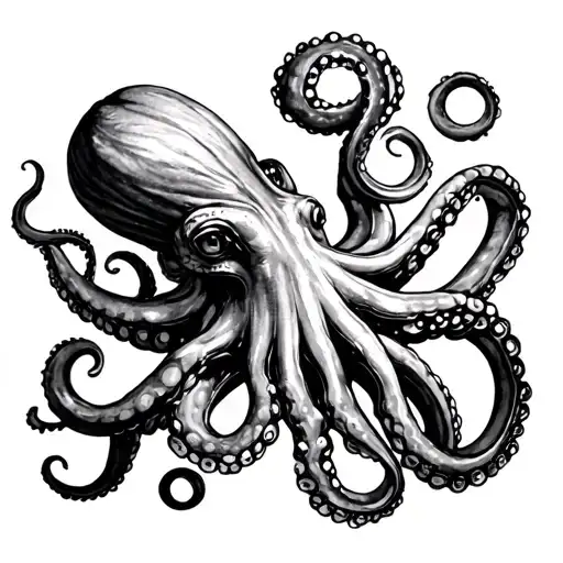 Octopus And God Greece