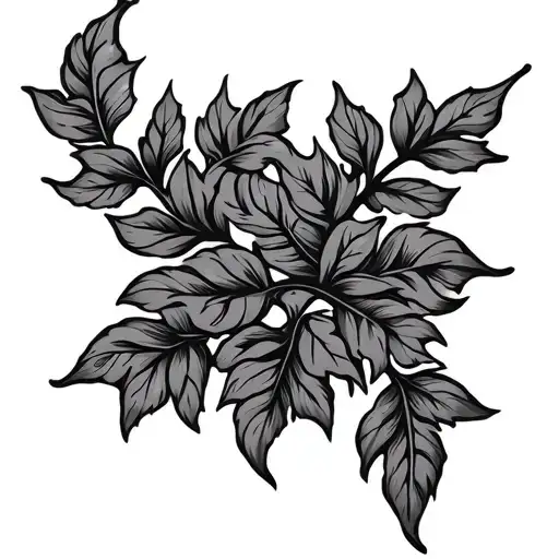 Roman Vine Horizontal Line