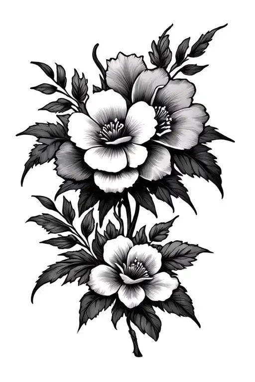 Flowers And Western Style