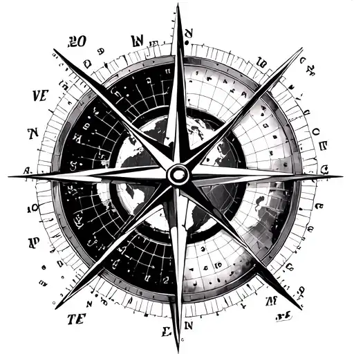 Cycling Around The World Compass