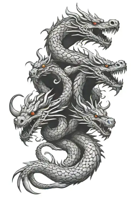 Five Headed Hydra Dragon