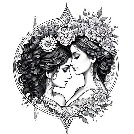 Gemini Zodiac Mother And Daughter