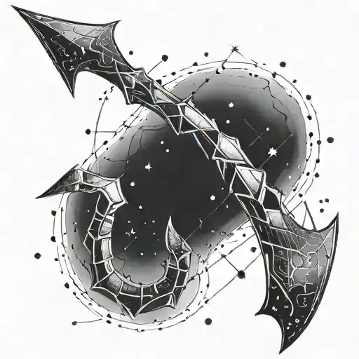 Scorpio Constellation Arrow