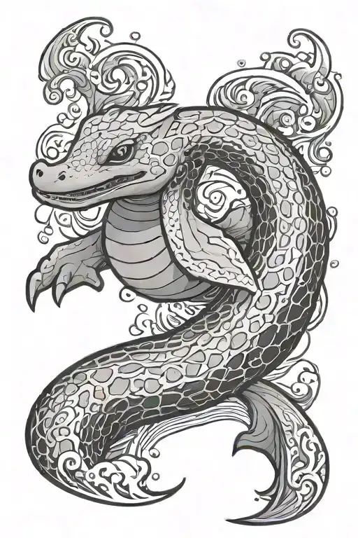 Lapras Pokemon In The Ocean Waves