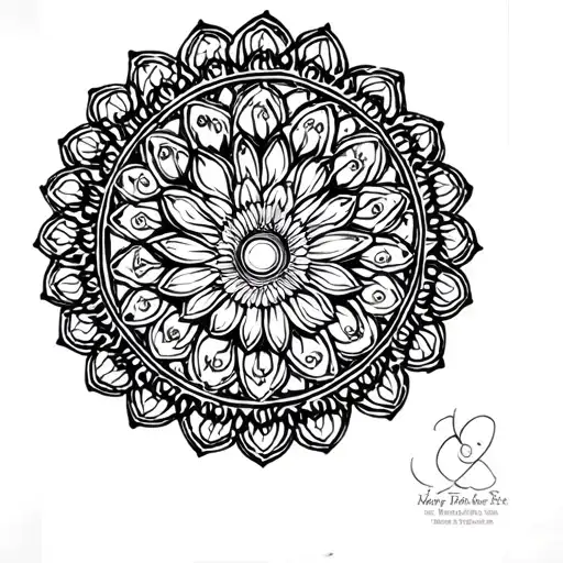 Mandala Sleeve Circle