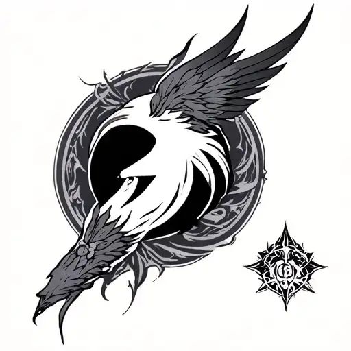 Gemini Man Chest Tattoo Design Inspired