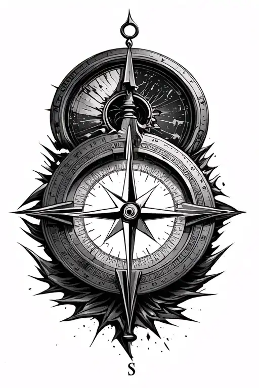 Broken Compass With Tenscity