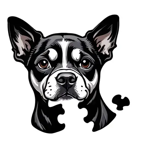 Dog Shaped Puzzle Piece