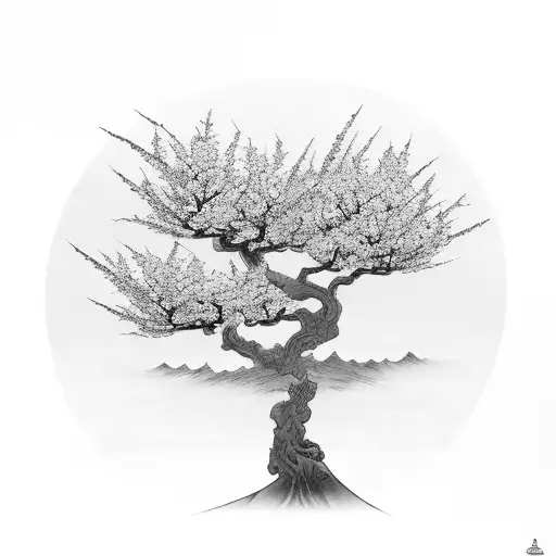 Samurai And Cherry Tree