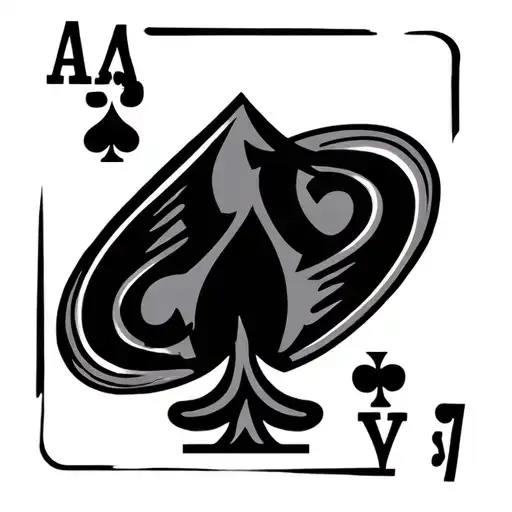 Wildcard From Poker With A Transparent Background Black
