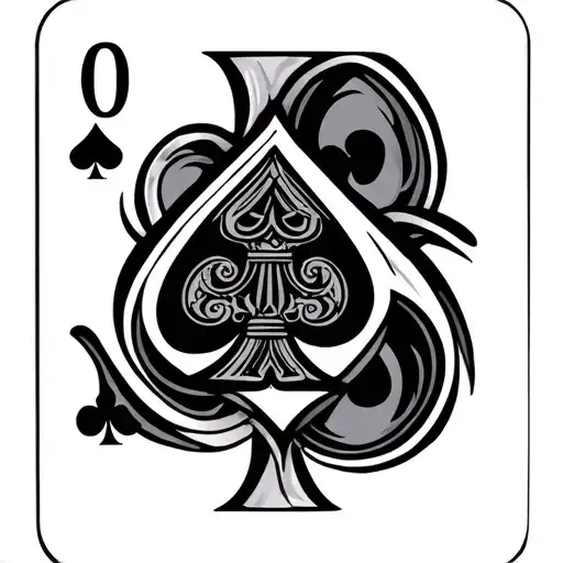 Wildcard From Poker With A Transparent Background Black