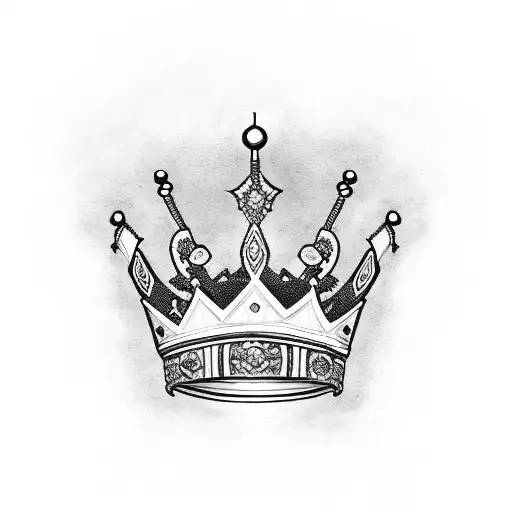 King's Crown With Name
