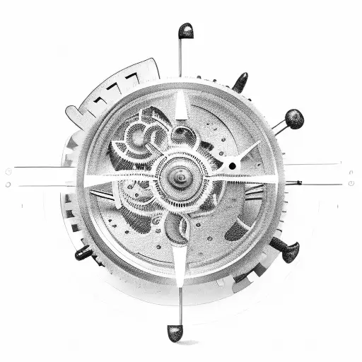 A Clockwork Mechanism Made Of Car Tools