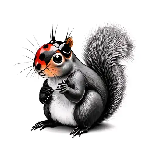 Ladybug Squirrel