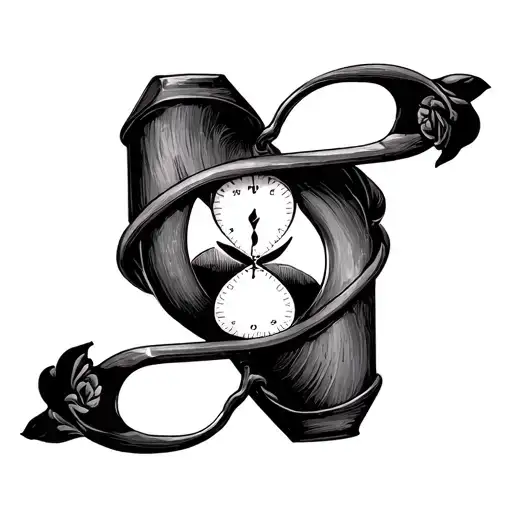 Hourglass Timer Love And Timing Stopped