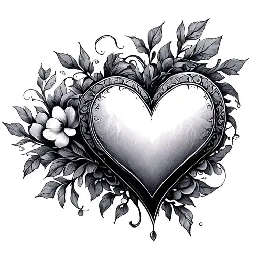 E F S D Hearts Line Drawing Jeart