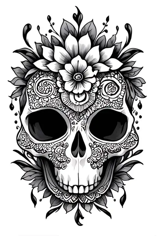 Animal Skull And Henna Inspired Patterns