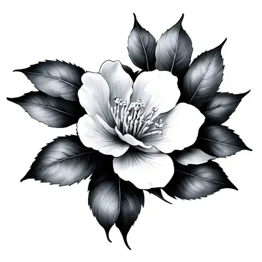 A Fine Line Apple Blossom Flower