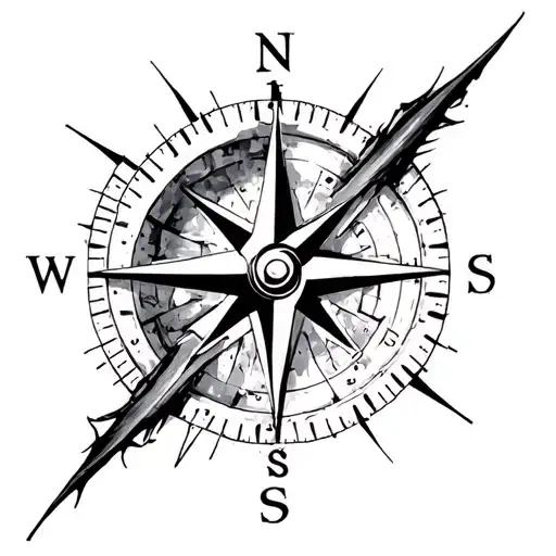 Broken Compass With Tenscity