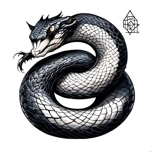 Sacred Geometry Snake