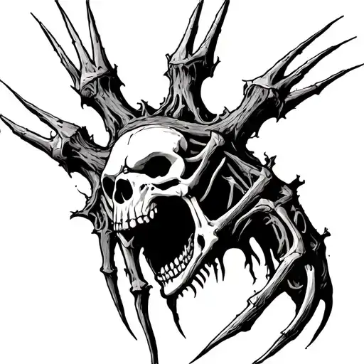 Bear Claw Skeleton Thorned Tree Barb W Masce Ghostface