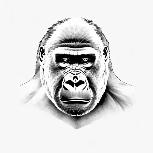 Calm Gorilla That Represents My Brother