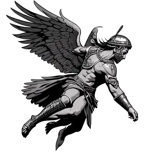 Gladiator Angel Flying