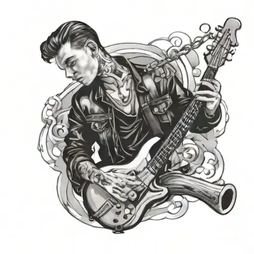 A Portrait Of Your Boyfriend Playing A Musical Instrument