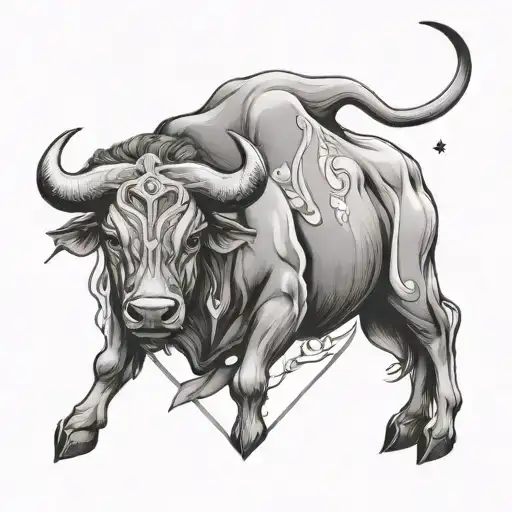 Taurus With A Diamond Inside