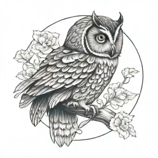 Owl Which Is Clam Alone