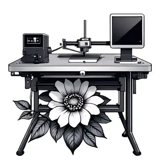 3D Printer Along With Florist