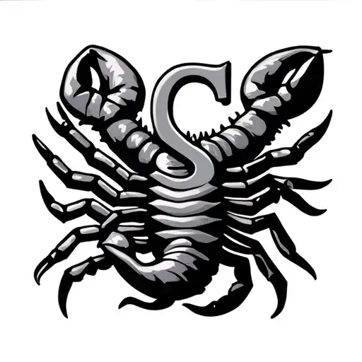 Name Henry With S Scorpio Zodiac Sign Intertwined