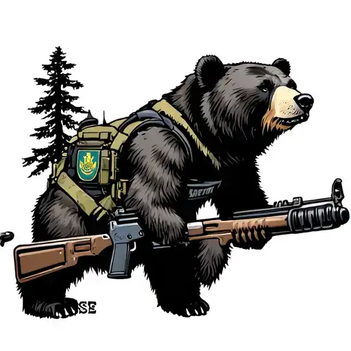 Military Police California Bear