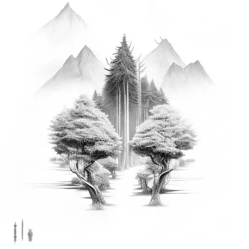 Forest With A Knight