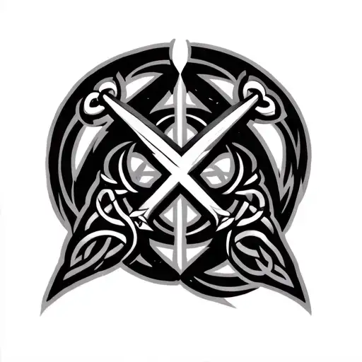 Jedi Celtic Tattoo Design