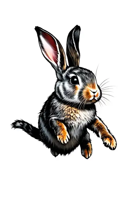 Rabbit Jumping Over