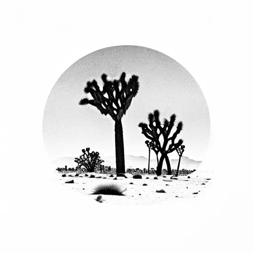 Joshua Tree And Yucca