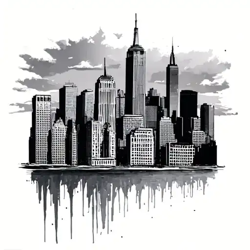 New York Minimalist Skyline