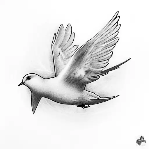 Orthdox Cross With Dove