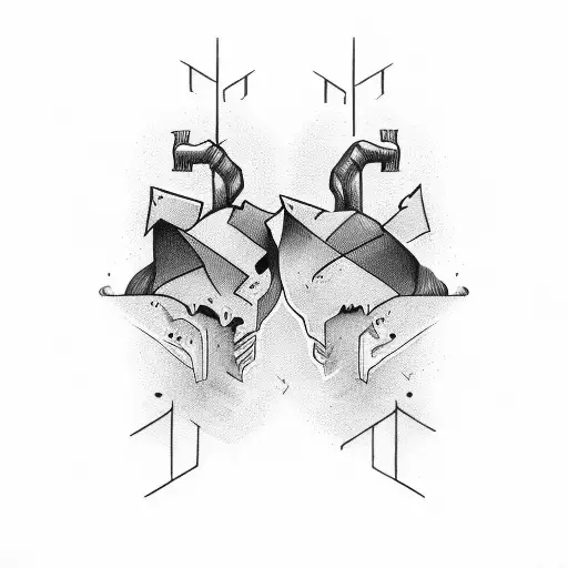 Two Brothers In Dark Lettering