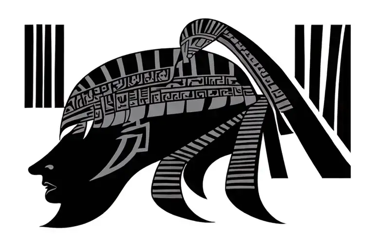 Egyptian God Tattoo Design