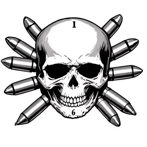 Skull Clock Bullets
